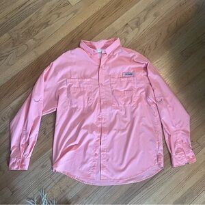 Men’s Columbia PFG Long Sleeve - Size XL - Pink